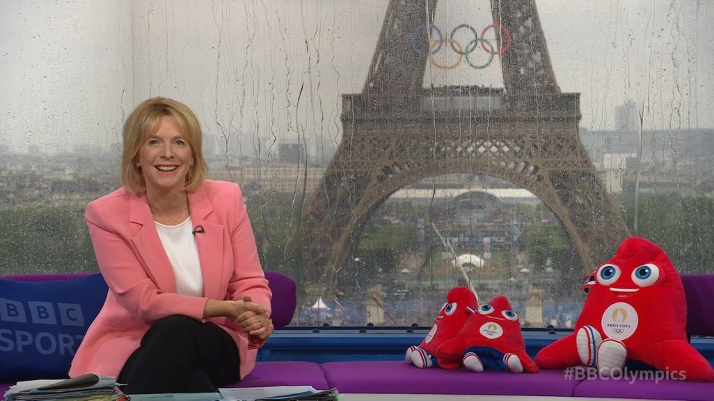 Hazel Irvine in Paris