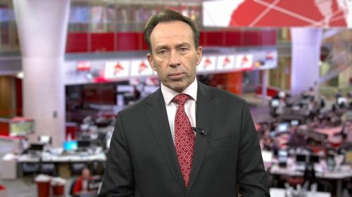 Ben Brown in BBC Newsroom
