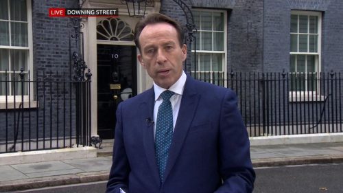 Ben Brown in Downing Street as Rushi Sunak becomes Prime Minister