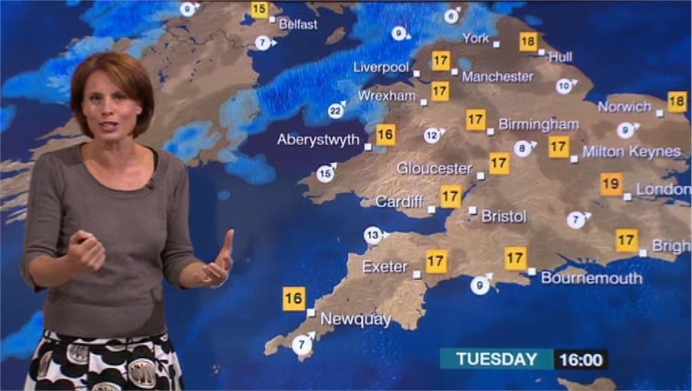 Images of Nina Ridge BBC Weather