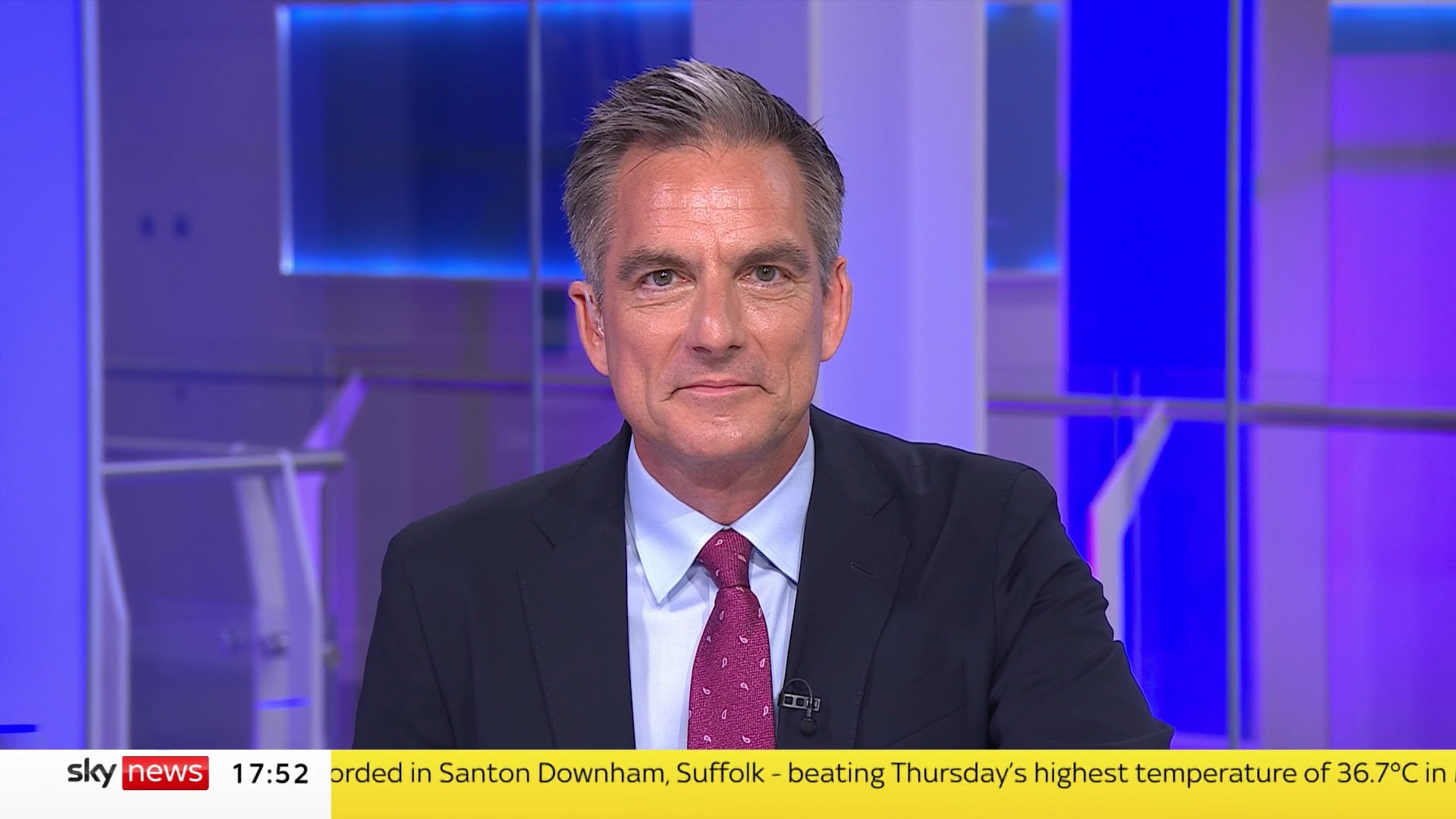Sky News Presenter Jonathan Samuels