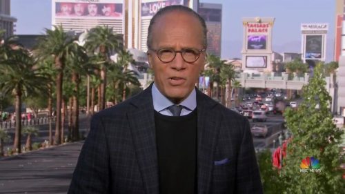 Lester Holt in Las Vegas