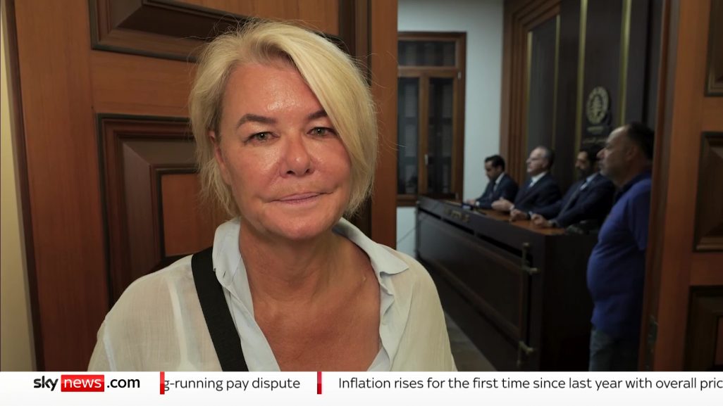 Alex Crawford on Sky News