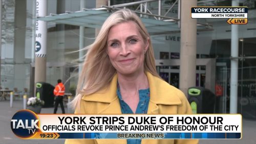 Sarah Hewson TalkTV Reporter