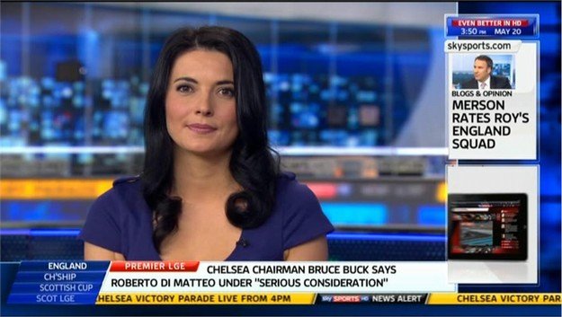 Natalie Sawyer Sky Sports News Presenter