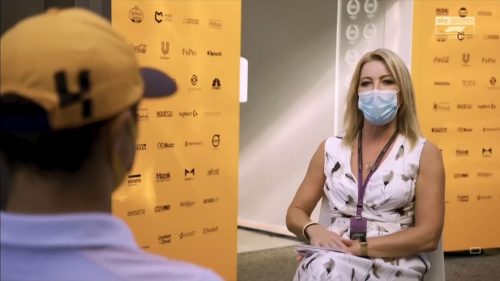 Rachel Brookes Sky Sports F Reporter