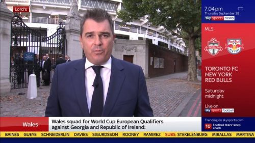 Geraint Hughes Sky Sports News Reporter