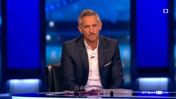 Gary Lineker to leave BT Sport