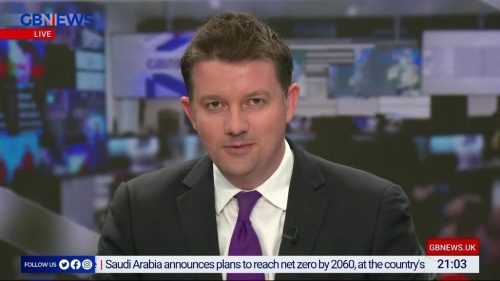 Simon Pusey GB News Presenter