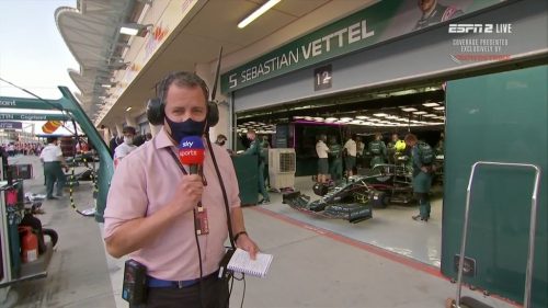 Ted Kravitz Sky Sports F Pitlane Reporter