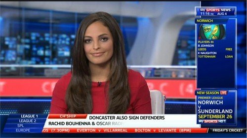 Olivia Wayne Godfrey Sky Sports News Presenter Images 