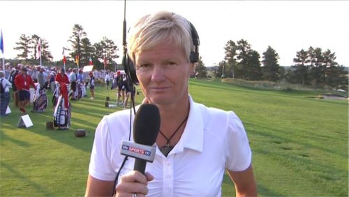 Image of Trish Johnson Sky Sports 