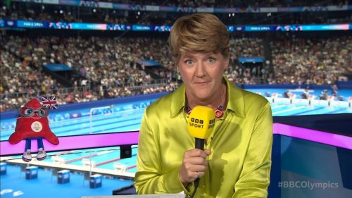 Clare Balding - Paris 2024 - Swimming