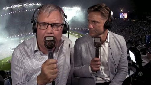 Clive Tyldesley and Rob Green 