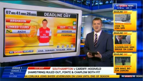 Sky Spts News Transfer Deadline Day