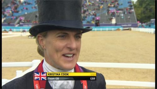 Example of BBC Sports graphics during London