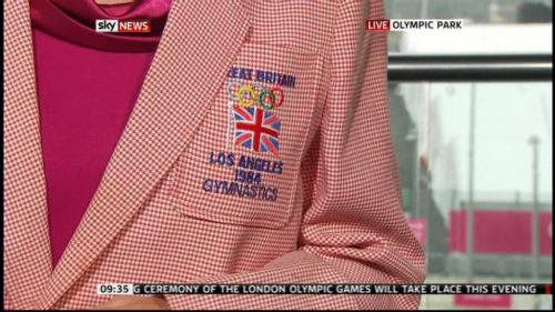 Jacquie Beltrao presents in Olympic Jacket