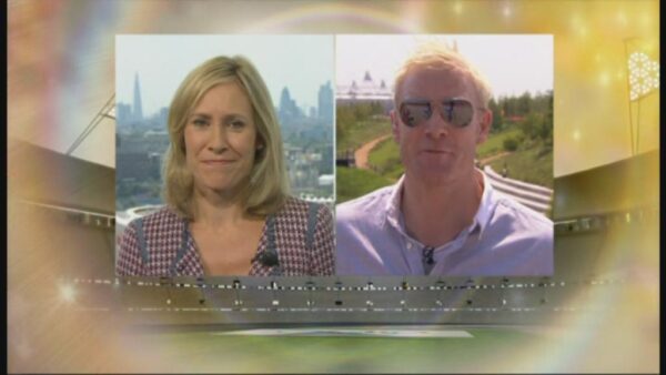 Sophie Raworth Presents from Olympic Park 4