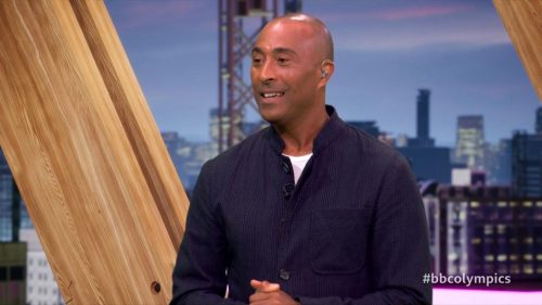 Colin Jackson BBC Tokyo  