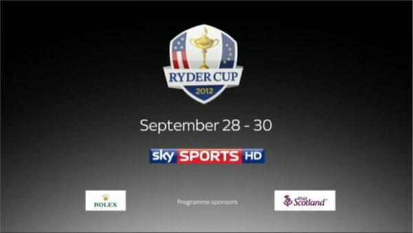 Sky Sports Promo The Ryder Cup 2012 Its Golf but not as you know it 10