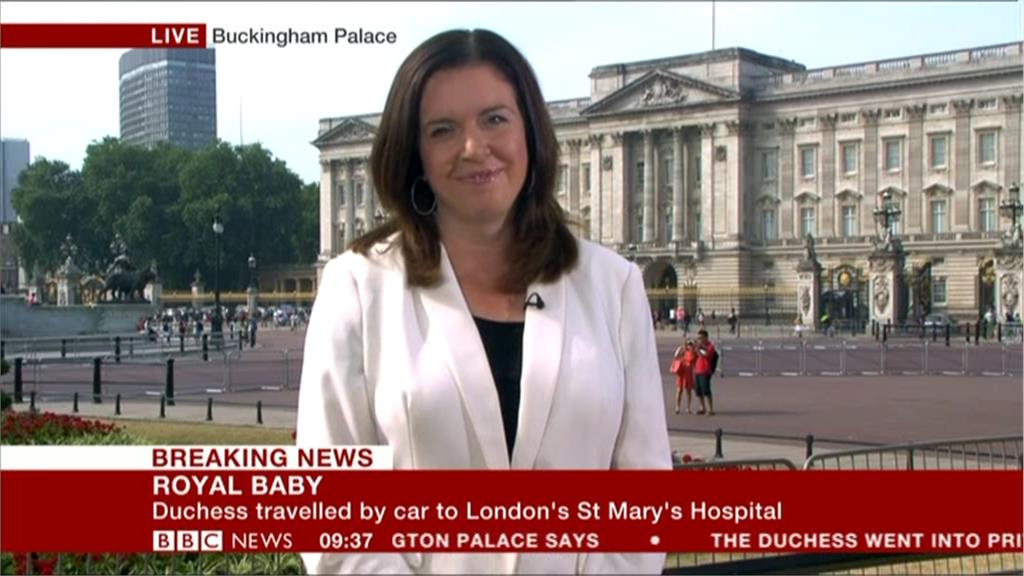 Royal Baby: Daniela Relph reporting from outside Buckingham Palace: