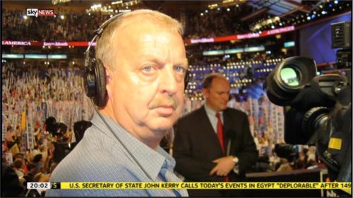 Mick Deane Sky News Camerman Images 