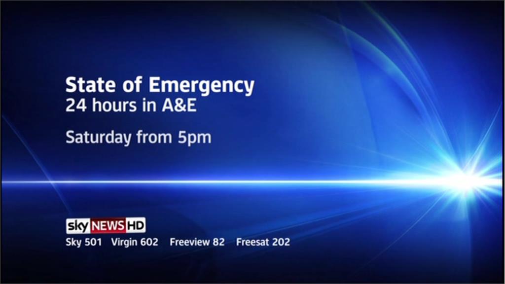 Sky News to broadcast live for 24 hours from A&E