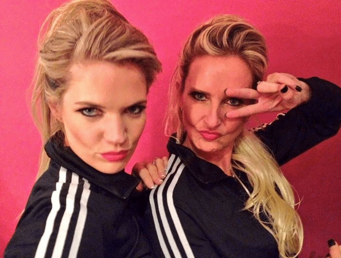 Image: Charlotte Hawkins and Jacquie Beltrao at Newsroom’s Got Talent