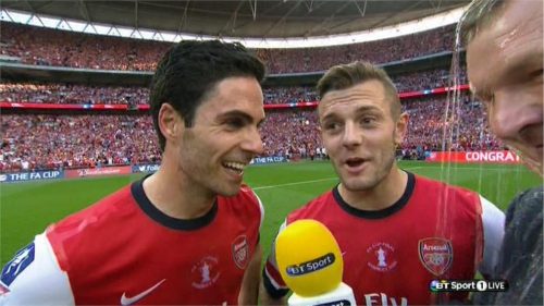 Arsenal soaks Ray Stubbs at FA Cup Final