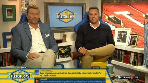 BT Sport Presentation Fletch and Sav 2014 10