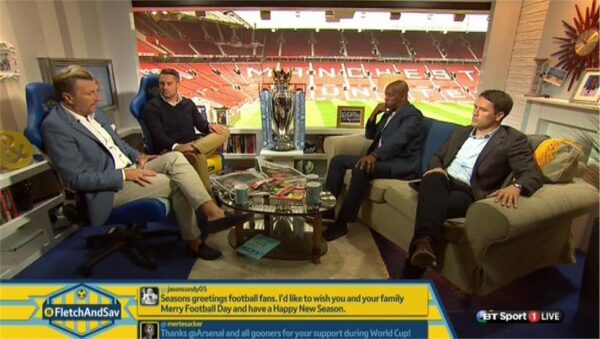 BT Sport Presentation Fletch and Sav 2014 13