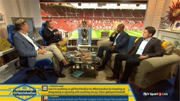 BT Sport Presentation Fletch and Sav 2014 15