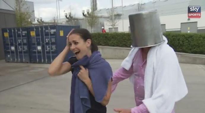 Jim White & Kirsty Gallacher take the ALS Ice Bucket Challenge