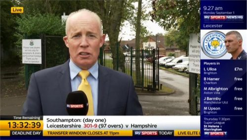 David Craig Sky Sports News HQ