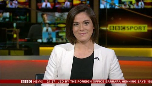 Eilidh Barbour BBC News Sports Presenter