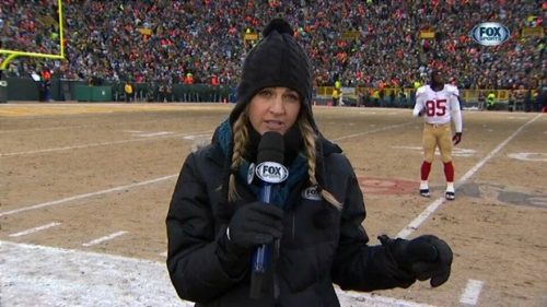 Erin Andrews NFL on Fox Sideline Reporter