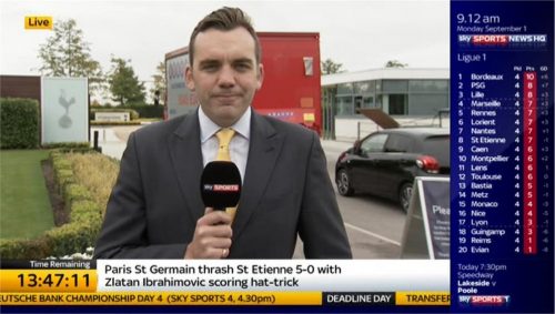 Jamie Weir Sky Sports News HQ