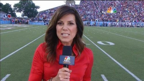 Michele Tafoya NFL on NBC Sports Sideline Reporter
