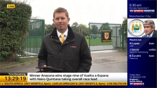 Richard Graves Sky Sports News HQ 