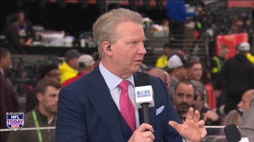 Phil Simms at Super Bowl 58