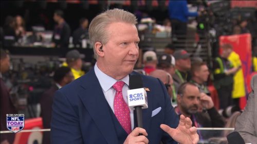 Phil Simms at Super Bowl 58