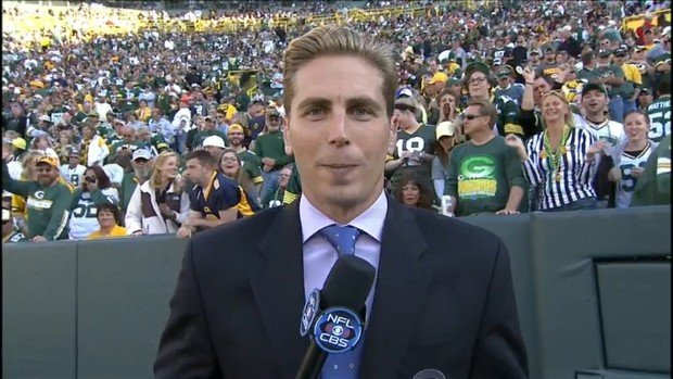 Evan Washburn NFL on CBS Sideline Reporter 1