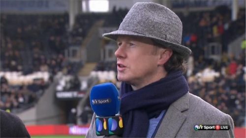 Steve McManaman dressed as Inspector Gadget on BT Sport