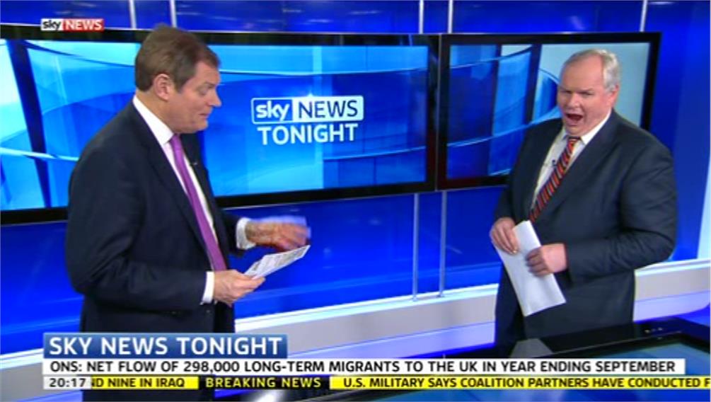 Adam Boulton bored of Immigration News?
