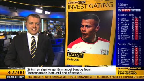 Sky Sp NewsHQ Deadline Day