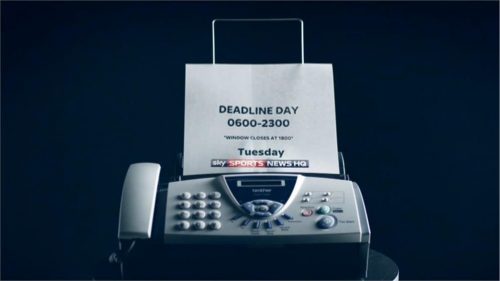 Sky Sports News HQ Promo - Transfer Deadline Day  - Fax Machine 