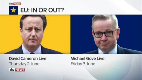 Sky News Promo  Time for making your mind up EU Debate     