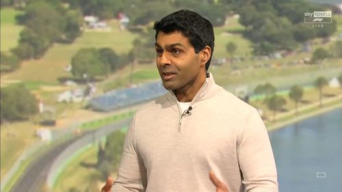 Karun Chandhok in Sky Sports F1 studio in London (1)