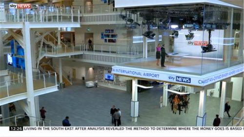 Images of Sky News Studio