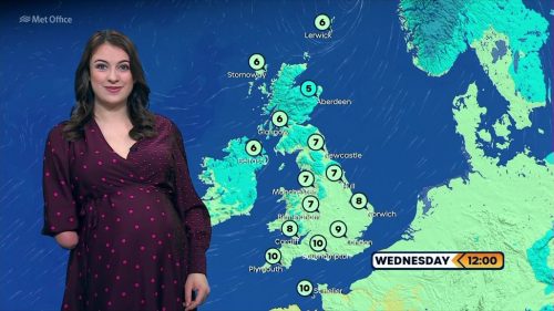 Lucy Martin Pregnant TalkTV Weather Presenter